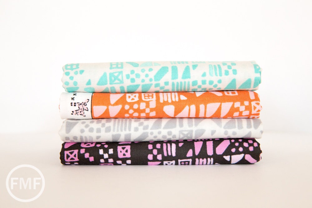 Clover Tiny Tiles in Orchid, Alexia Marcelle Abegg, Cotton+Steel, RJR Fabrics, 100% Cotton Fabric, 4029-4