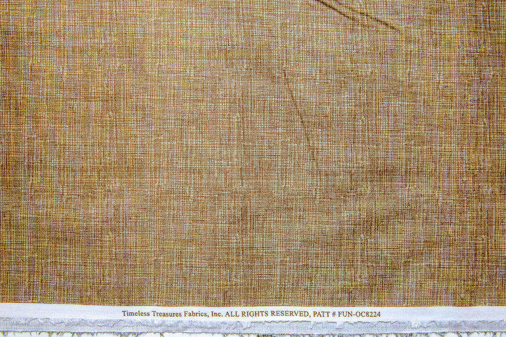 Sketch in Khaki, Timeless Treasures, FUN-C8224-KHAKI