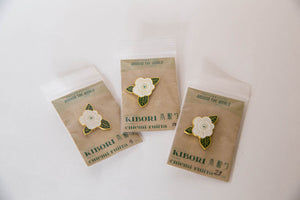 Kibori Enamel Pin, Limited Edition, Collectible