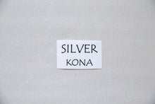 Load image into Gallery viewer, Silver Kona Cotton Solid Fabric from Robert Kaufman, K001-1333
