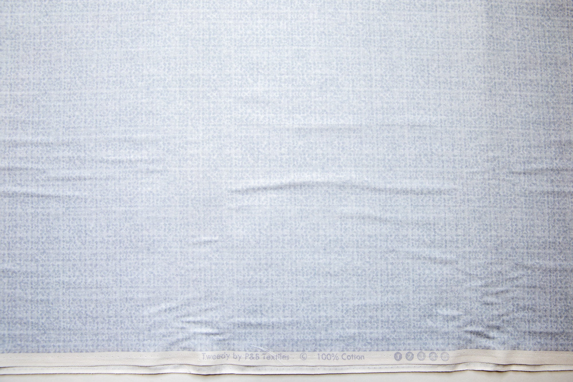 Tweedy in Light Grey, P&B Textiles, 100% Cotton Fabric