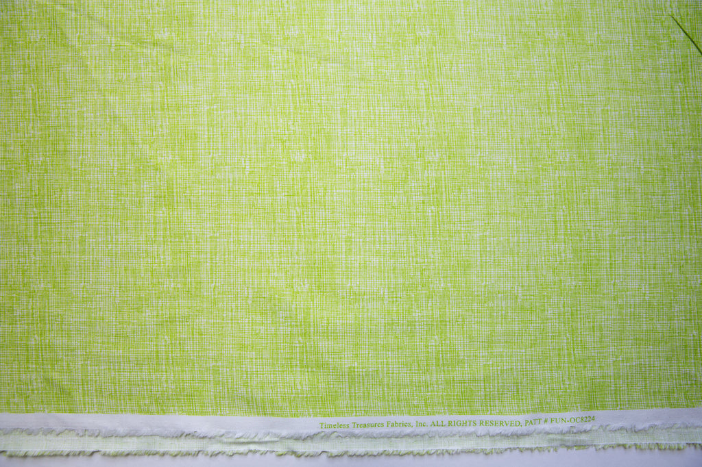 Sketch in Lime, Timeless Treasures, FUN-C8224-LIME