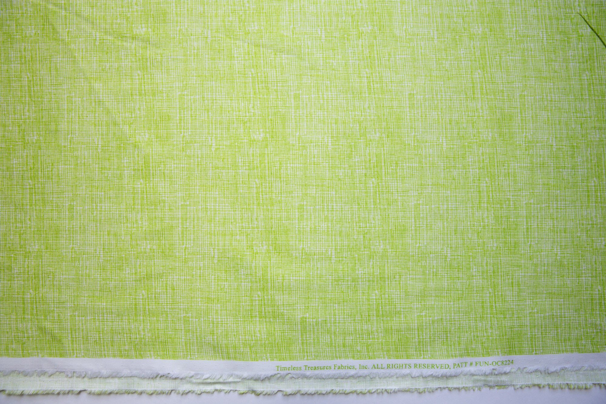 Sketch in Lime, Timeless Treasures, FUN-C8224-LIME