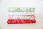 Merrymaking Scandi Damask in Eggnog Candy Cane, Gingiber, Moda Fabrics, 48343 22