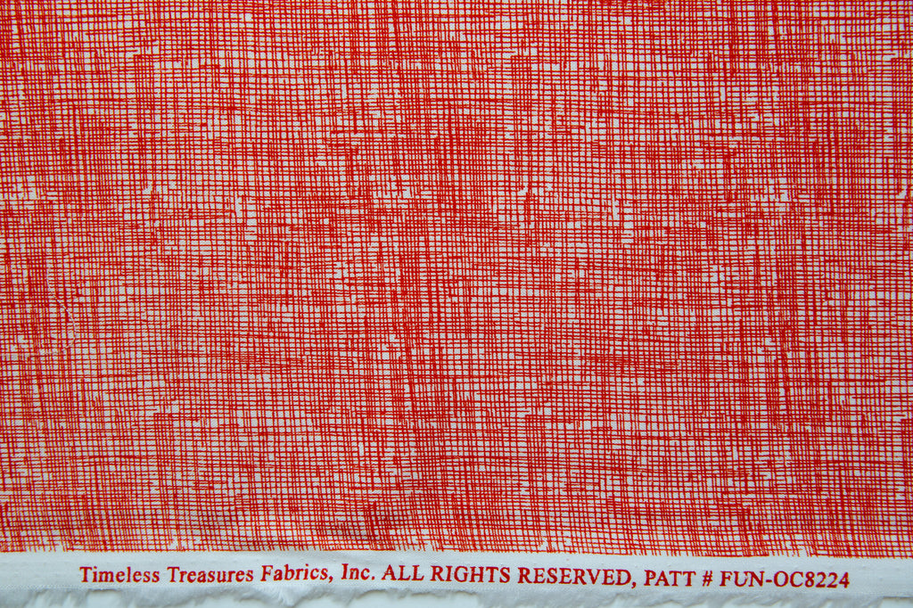 Sketch in Orange, Timeless Treasures, FUN-C8224-ORANGE