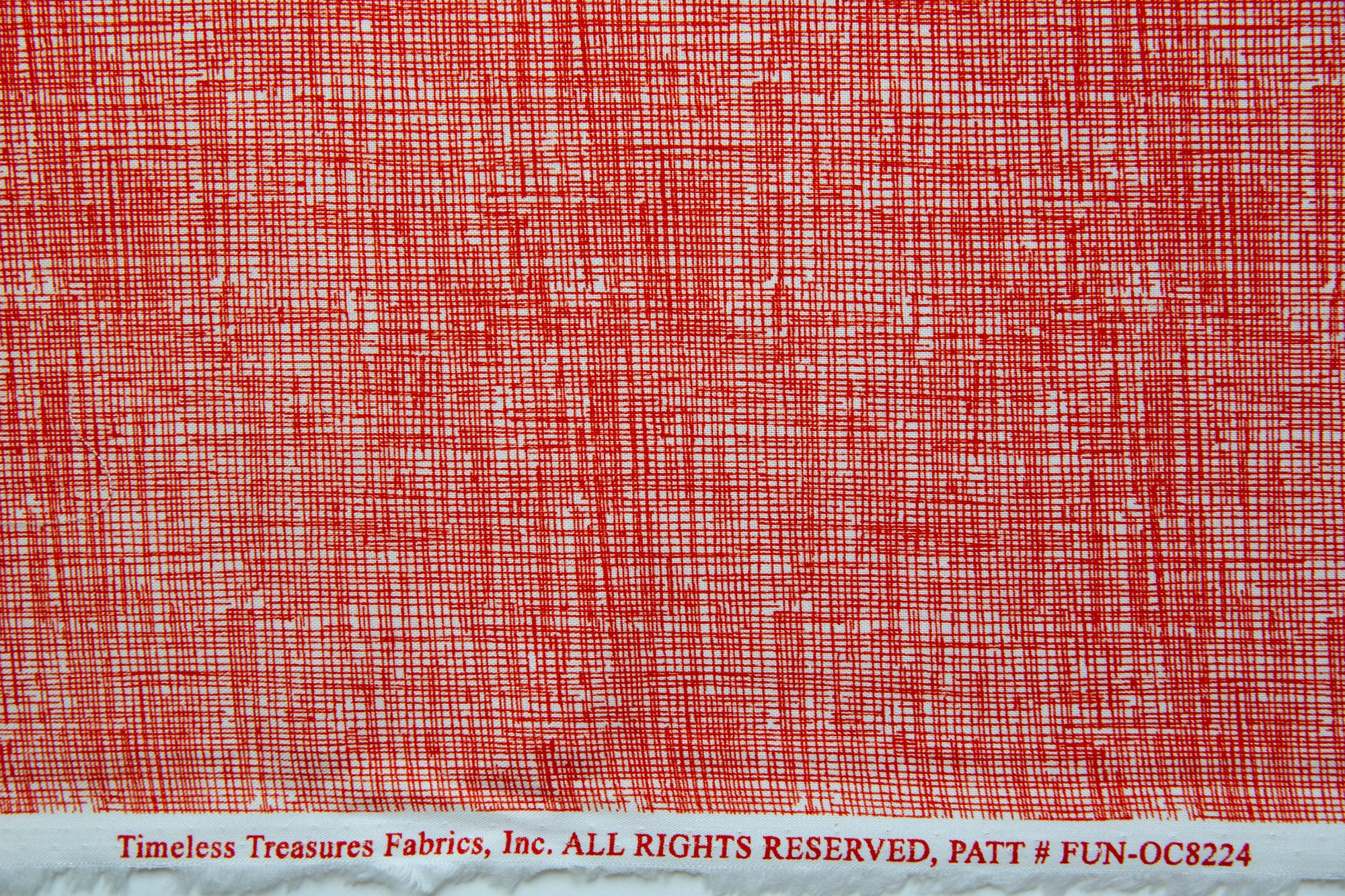 Sketch in Orange, Timeless Treasures, FUN-C8224-ORANGE