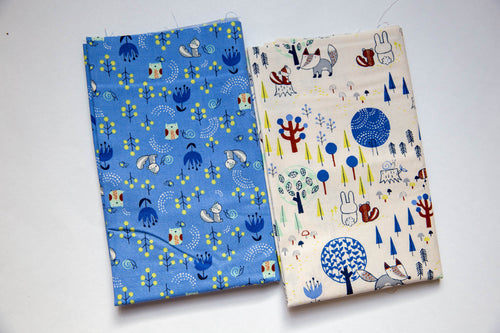 Omatsuri Nakama Mori No Omatsuri in Sky Unbleached Fabric, Hitomi Osumi, HO301-SK3U