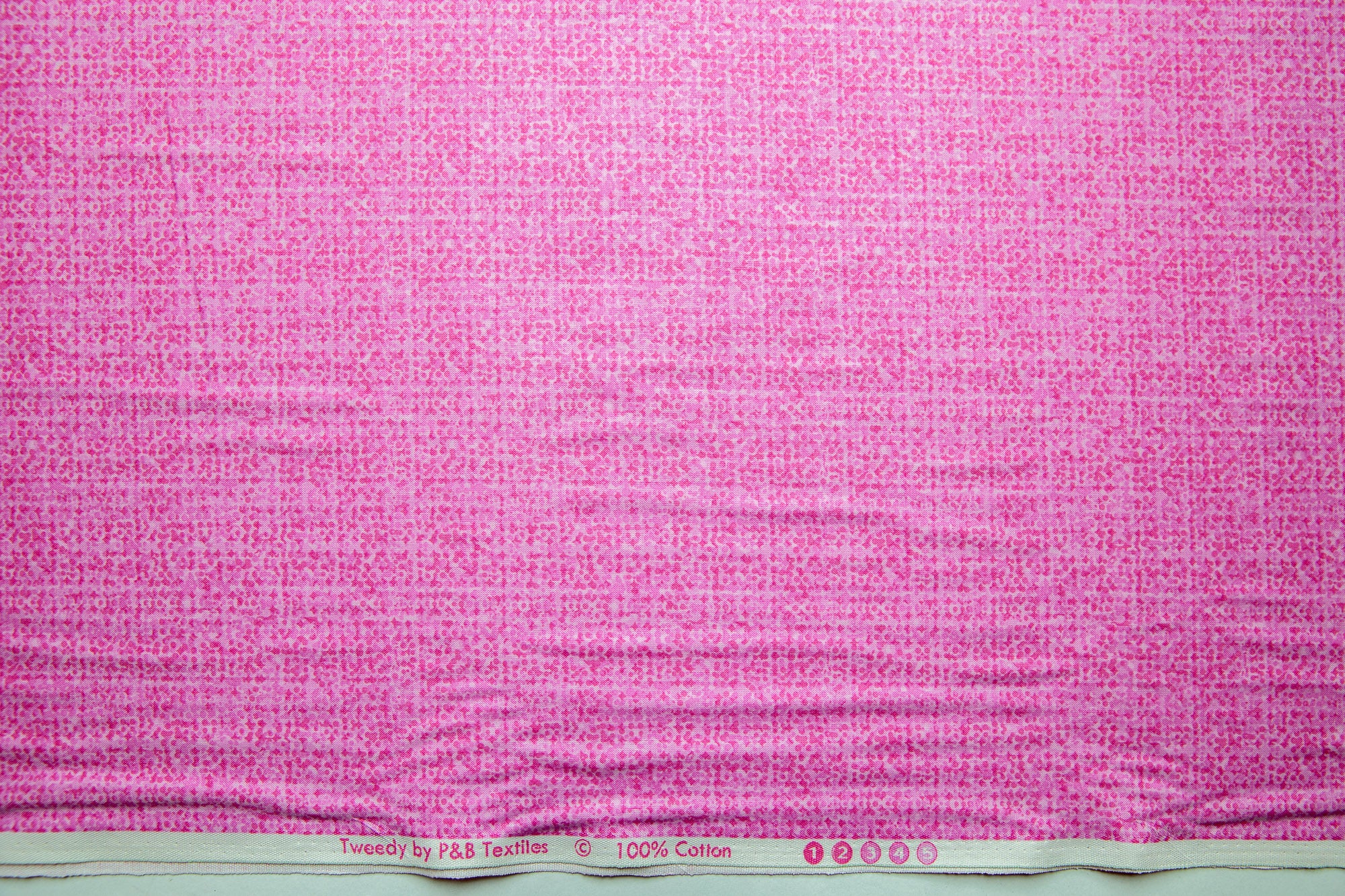 Tweedy in Pink, P&B Textiles, 100% Cotton Fabric
