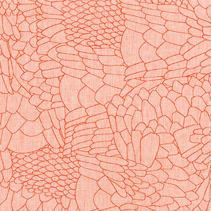 Polk Snake in Orangeade, Carolyn Friedlander, AFR-17841-380 ORANGEADE