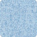 Polk Leo in Paris Blue, Carolyn Friedlander, AFR-17842-391 PARIS BLUE