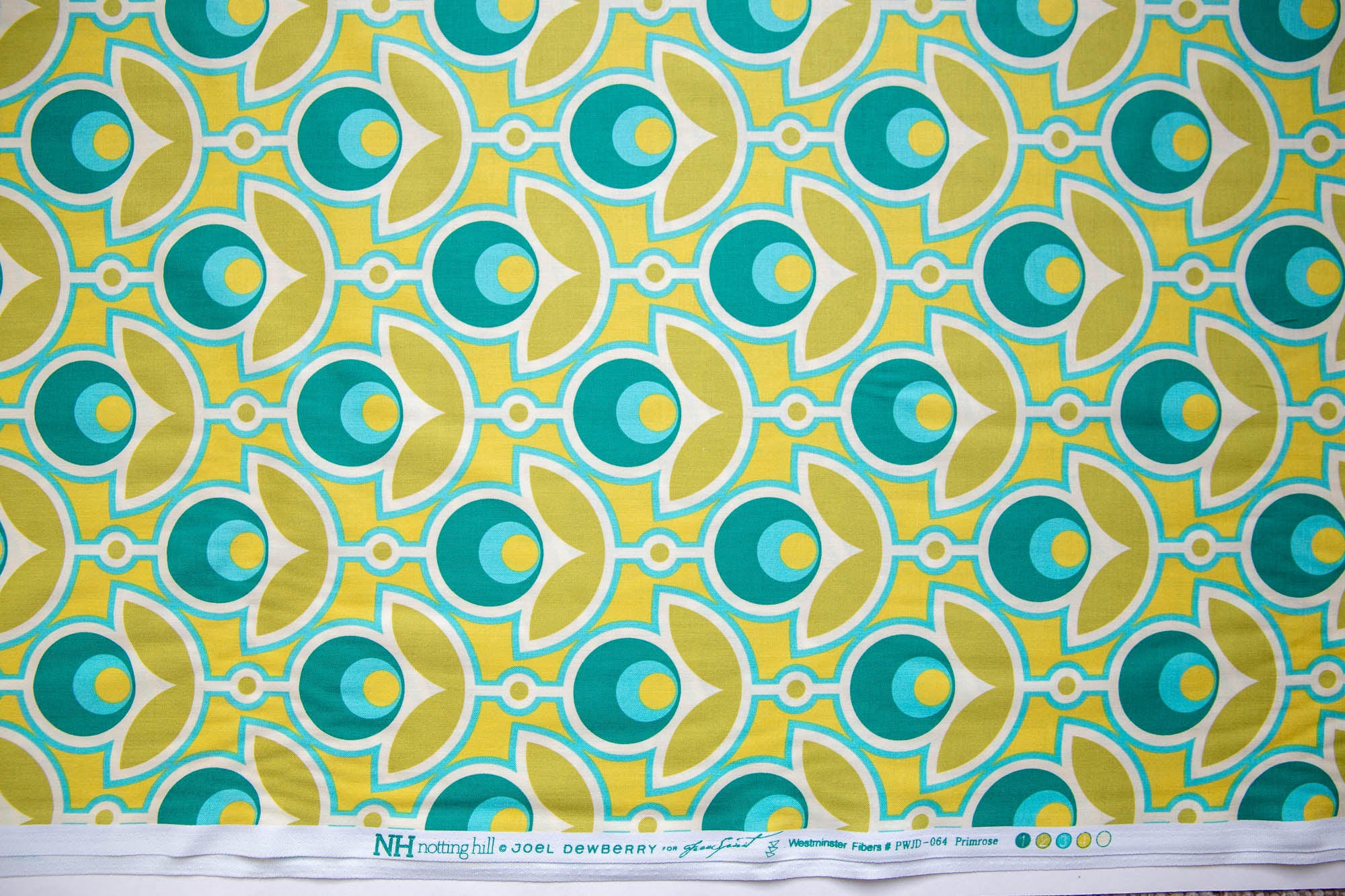 Notting Hill Primrose in Aquamarine, Joel Dewberry, PWJD-064