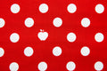 Apple of My Eye Apple Dots in Red, Quilted Fish, Amanda Herring, C2895-Red