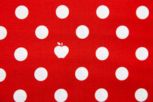 Load image into Gallery viewer, Apple of My Eye Apple Dots in Red, Quilted Fish, Amanda Herring, C2895-Red
