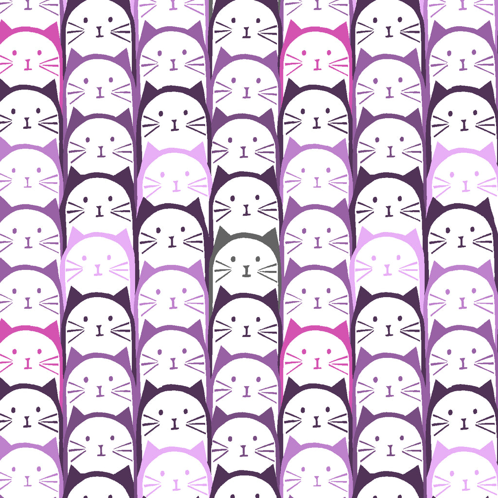 A Day Away Cat Parade in Brave Purple, Renee Fly, RF100-BP3