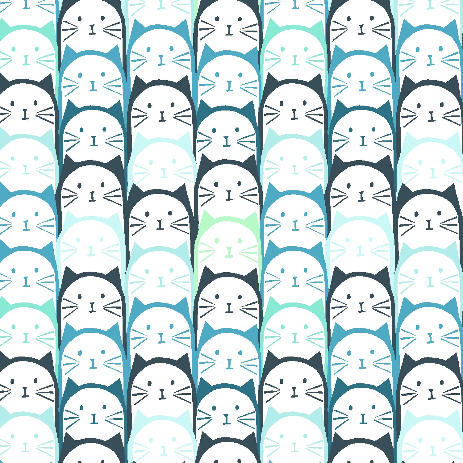 A Day Away in Mint Chip Bundle, 5 Pieces, Cotton+Steel Basics, CS100-MC