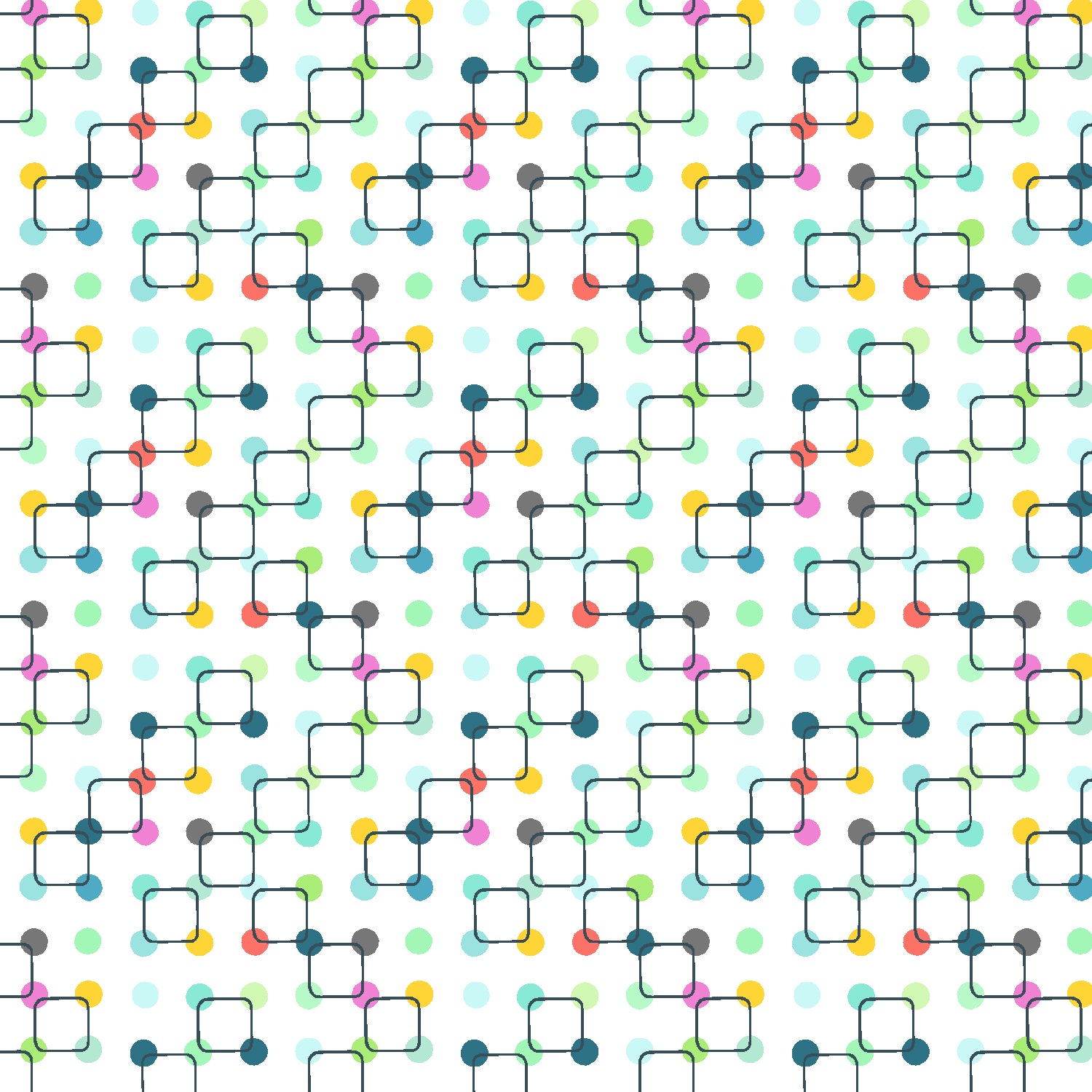 A Day Away Connect the Dots in Cool Aqua, Renee Fly, RF103-CA1