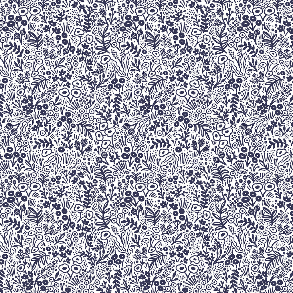 Rifle Paper Basics Tapestry Lace in Navy, Rifle Paper Co., RP500-NA4