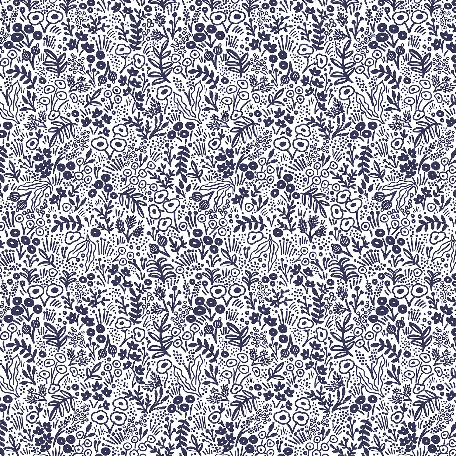 Rifle Paper Basics Tapestry Lace in Navy, Rifle Paper Co., RP500-NA4