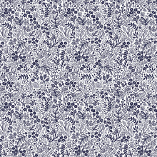 Load image into Gallery viewer, Rifle Paper Basics Tapestry Lace in Navy, Rifle Paper Co., RP500-NA4
