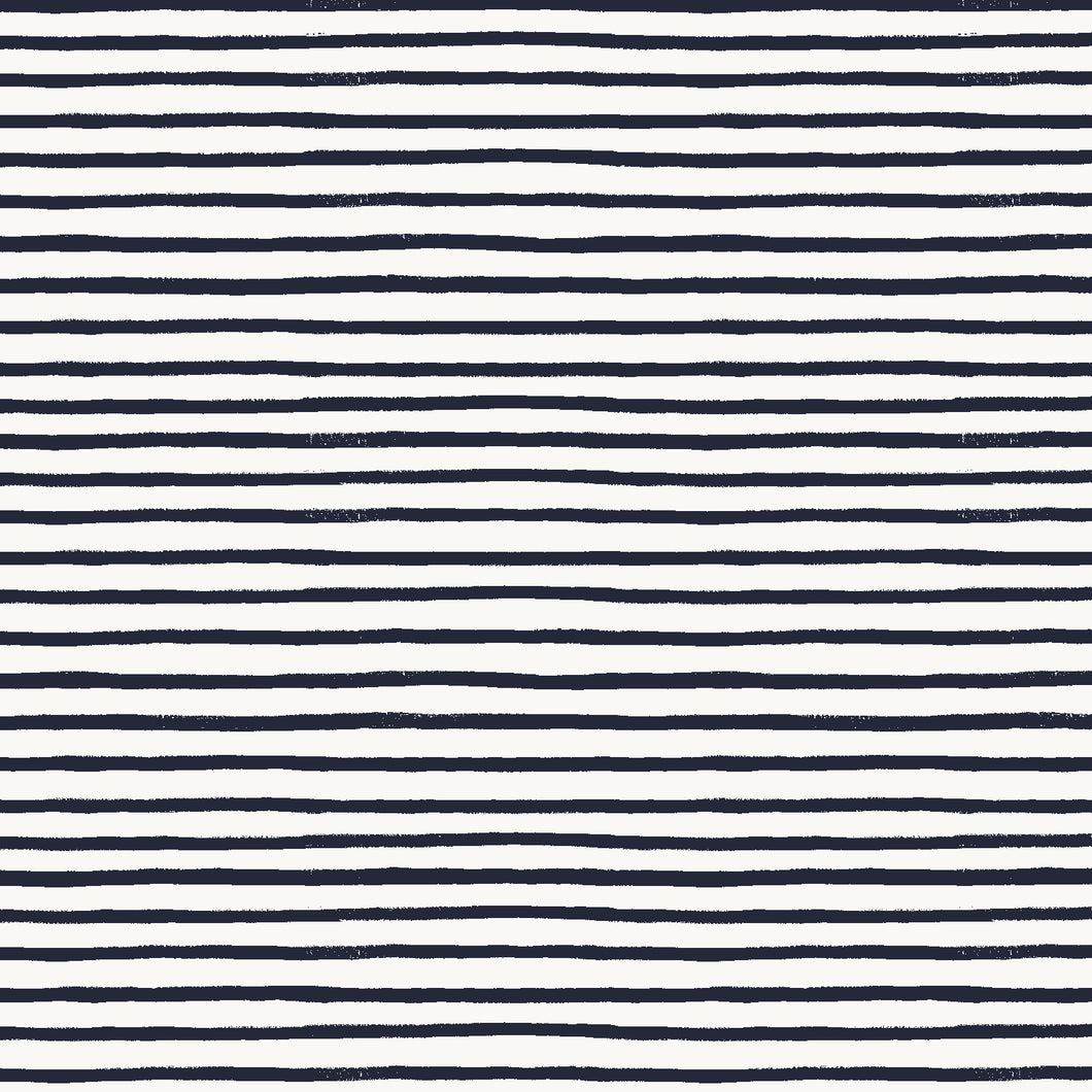 Rifle Paper Basics Festive Stripe in Navy, Rifle Paper Co., RP609-NA2