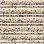 Bramble Music Notes in Cream, Rifle Paper Co., RP903-CR1