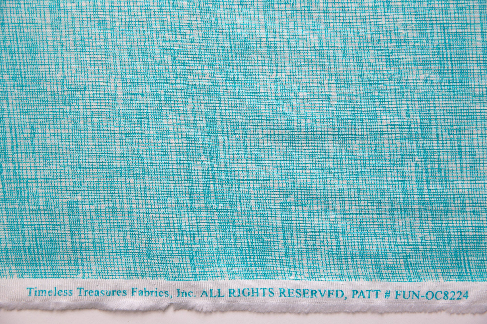 Sketch in Turquoise, Timeless Treasures, FUN-C8224-TURQUOISE
