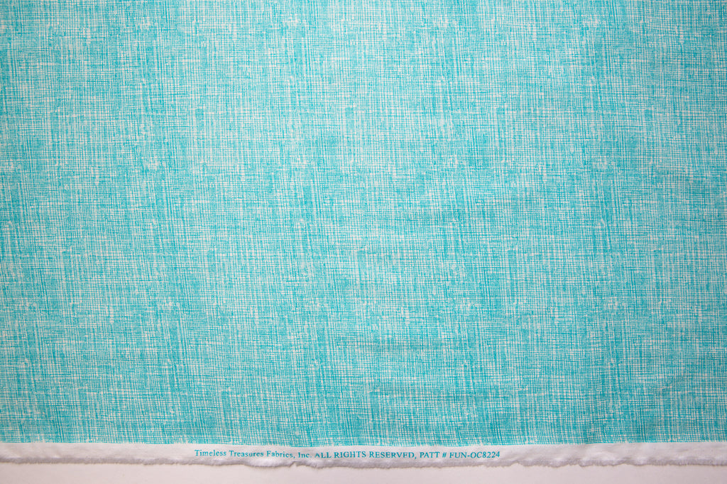 Sketch in Turquoise, Timeless Treasures, FUN-C8224-TURQUOISE