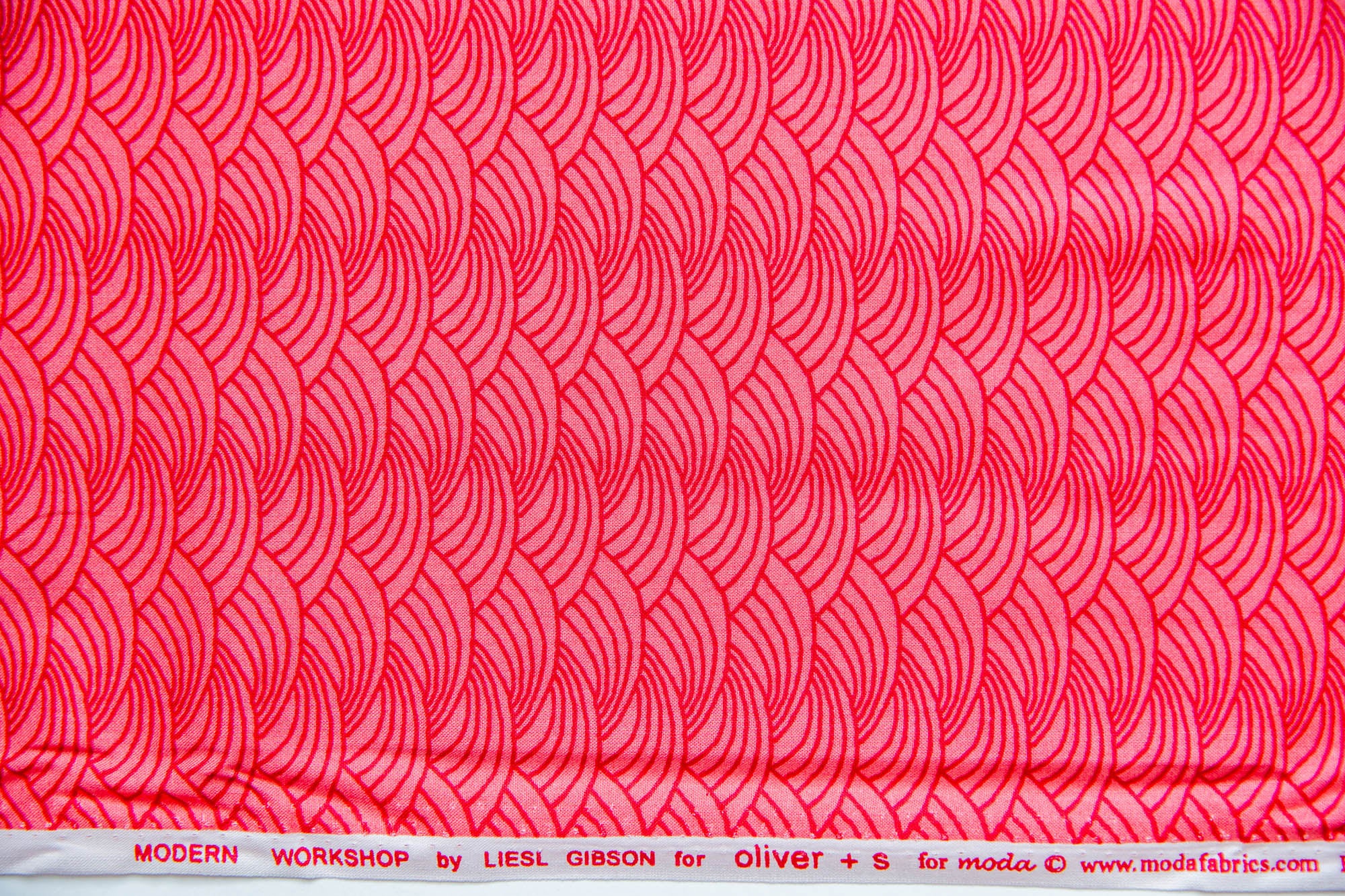 Modern Workshop Wave in Frothy Pink, Liesl Gibson, Oliver + S, 11174 11