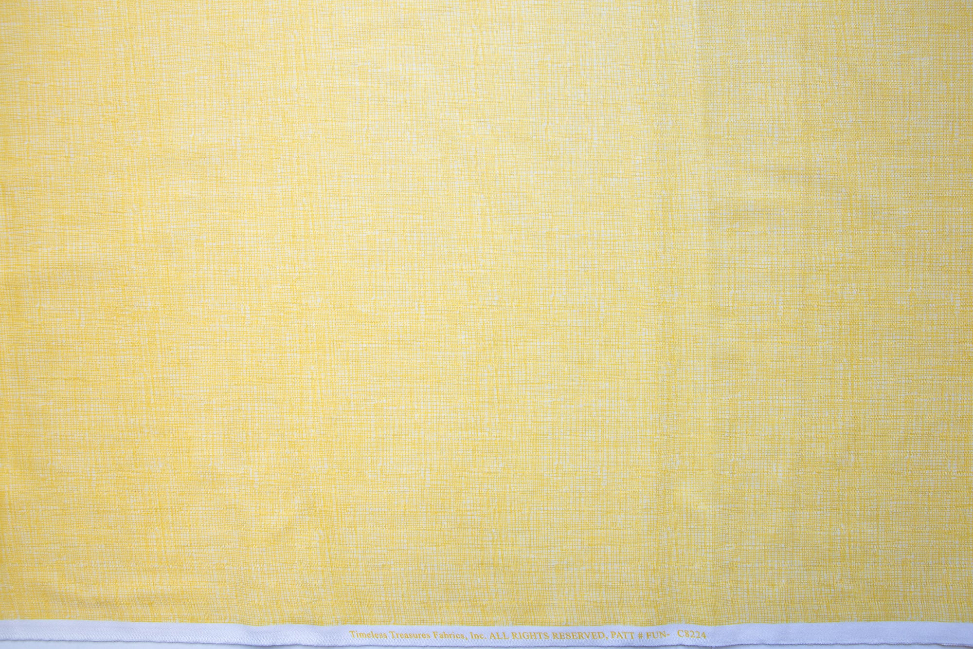 Sketch in Yellow, Timeless Treasures, FUN-C8224-YELLOW