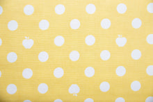 Load image into Gallery viewer, Apple of My Eye Apple Dots in Yellow, Quilted Fish, Amanda Herring, C2985-Yellow
