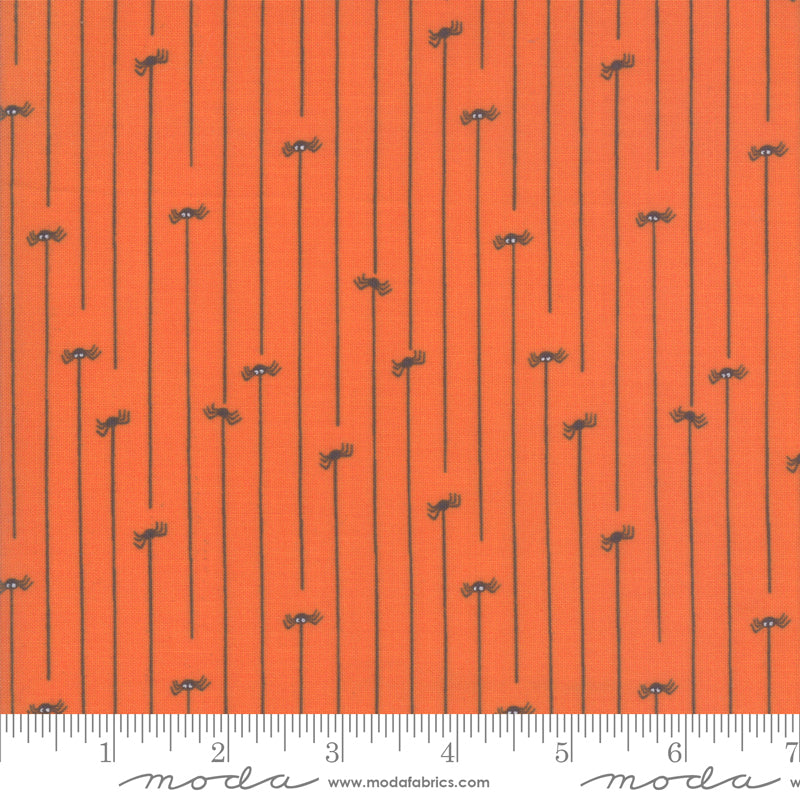 Ghouls and Goodies Spider Stripe in Pumpkin, Stacy Iest Hsu, 20688 20