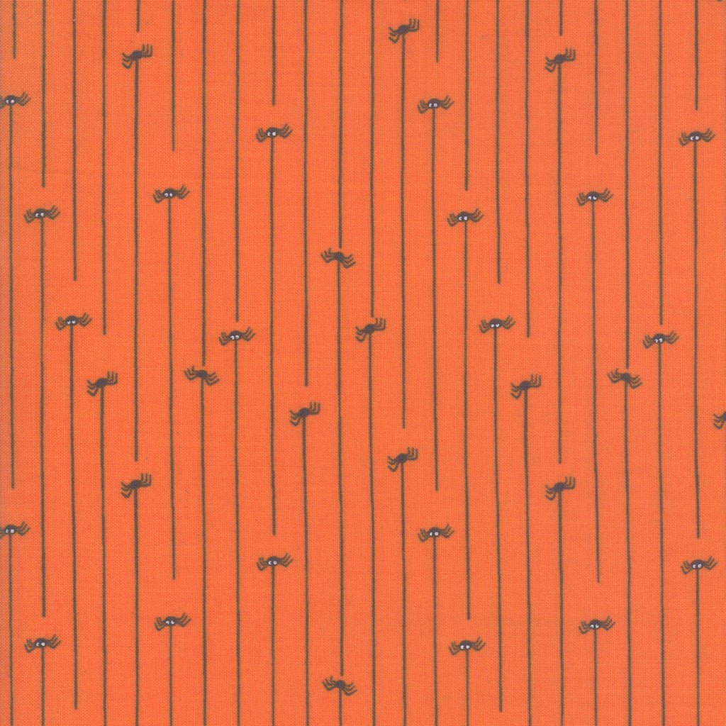 Ghouls and Goodies Spider Stripe in Pumpkin, Stacy Iest Hsu, 20688 20