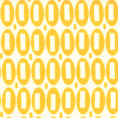 Pezzy Print in Yellow, American Jane, Moda Fabrics, 21605-139