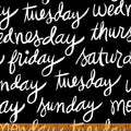 8 Days a Week Text Print, Ampersand Design, 37461-2