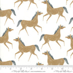 Farm Charm Pony Party in Cloud White, Gingiber, Moda Fabrics, 48293 11