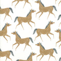Farm Charm Pony Party in Cloud White, Gingiber, Moda Fabrics, 48293 11