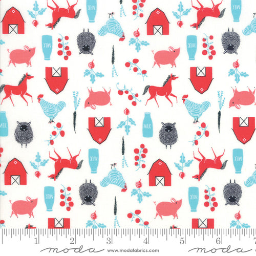 Farm Charm in Multi, Gingiber, Moda Fabrics, 48294 11