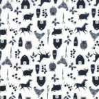 Farm Charm in Cloud Kettle, Gingiber, Moda Fabrics, 48294 12