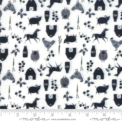 Farm Charm in Cloud Kettle, Gingiber, Moda Fabrics, 48294 12