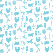 Load image into Gallery viewer, Farm Charm in Cloud Pond, Gingiber, Moda Fabrics, 48294 15
