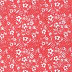 Farm Charm Floral in Rooster Red, Gingiber, Moda Fabrics, 48295 14