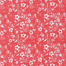Load image into Gallery viewer, Farm Charm Floral in Rooster Red, Gingiber, Moda Fabrics, 48295 14
