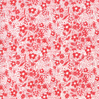 Farm Charm Floral in Cloud Rooster Red, Gingiber, Moda Fabrics, 48295 24