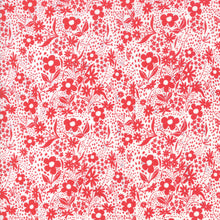 Load image into Gallery viewer, Farm Charm Floral in Cloud Rooster Red, Gingiber, Moda Fabrics, 48295 24
