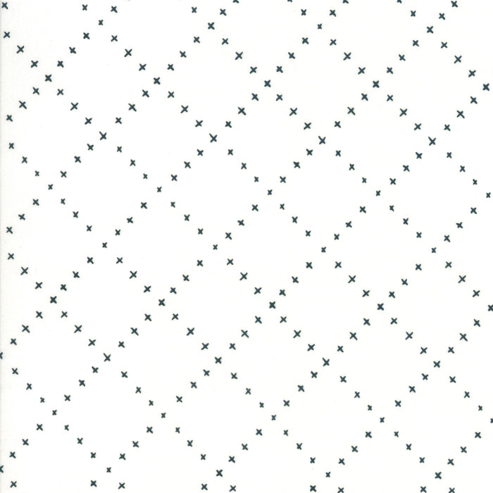 Farm Charm Lattice in Cloud White, Gingiber, Moda Fabrics, 48297 11