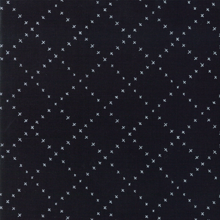 Farm Charm Lattice in Kettle Black, Gingiber, Moda Fabrics, 48297 12