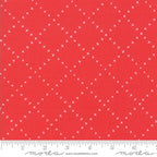 Farm Charm Lattice in Rooster Red, Gingiber, Moda Fabrics, 48297 14