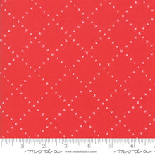 Load image into Gallery viewer, Farm Charm Lattice in Rooster Red, Gingiber, Moda Fabrics, 48297 14
