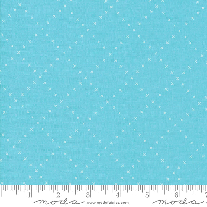 Farm Charm Lattice in Pond, Gingiber, Moda Fabrics, 48297 15