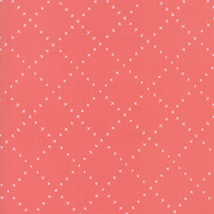 Farm Charm Lattice in Strawberry, Gingiber, Moda Fabrics, 48297 16
